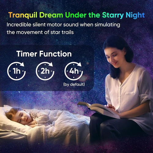 Galaxy Star Projector – Sternenhimmel Projektor mit 13 Galaxie-Filmen